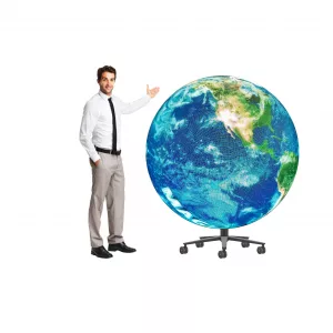 GL-Series 360 Degree LED Globe Display - 1.5M