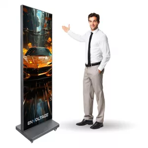 1.53mm Indoor Foldable Poster LED Display - 416x1248 Resolution