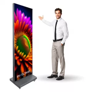 2mm Indoor Foldable Poster LED Display - 320x960 Resolution